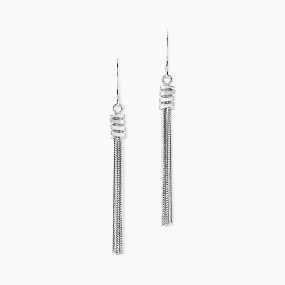 Sale Histoire d'Or Boucles D'oreilles Pendantes Amaryllis Argent Blanc