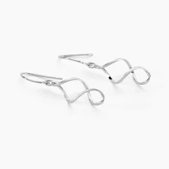 Sale Histoire d'Or Boucles D'oreilles Pendantes Louison Argent Blanc