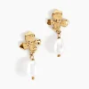 Clearance Histoire d'Or Boucles D'oreilles Pendantes Audley Or Jaune Perle De Culture
