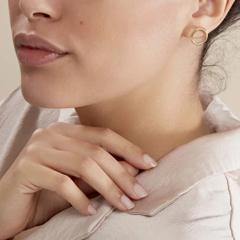 Sale Histoire d'Or Boucles D'oreilles Pendantes Gracieuse Or Jaune