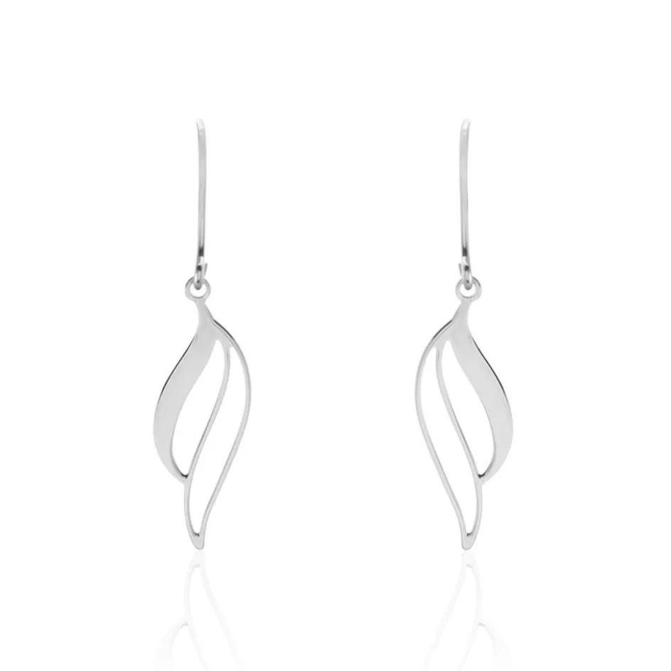 Sale Histoire d'Or Boucles D'oreilles Pendantes Argent Blanc Prudent