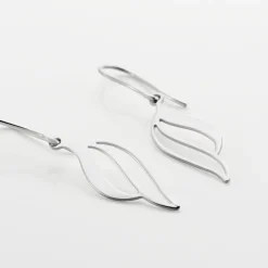 Sale Histoire d'Or Boucles D'oreilles Pendantes Argent Blanc Prudent