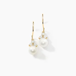 Histoire d'Or Boucles D'oreilles Pendantes Taissia Or Jaune Perle De Culture* Boucles D'Oreilles|Boucles D'Oreilles Pendantes