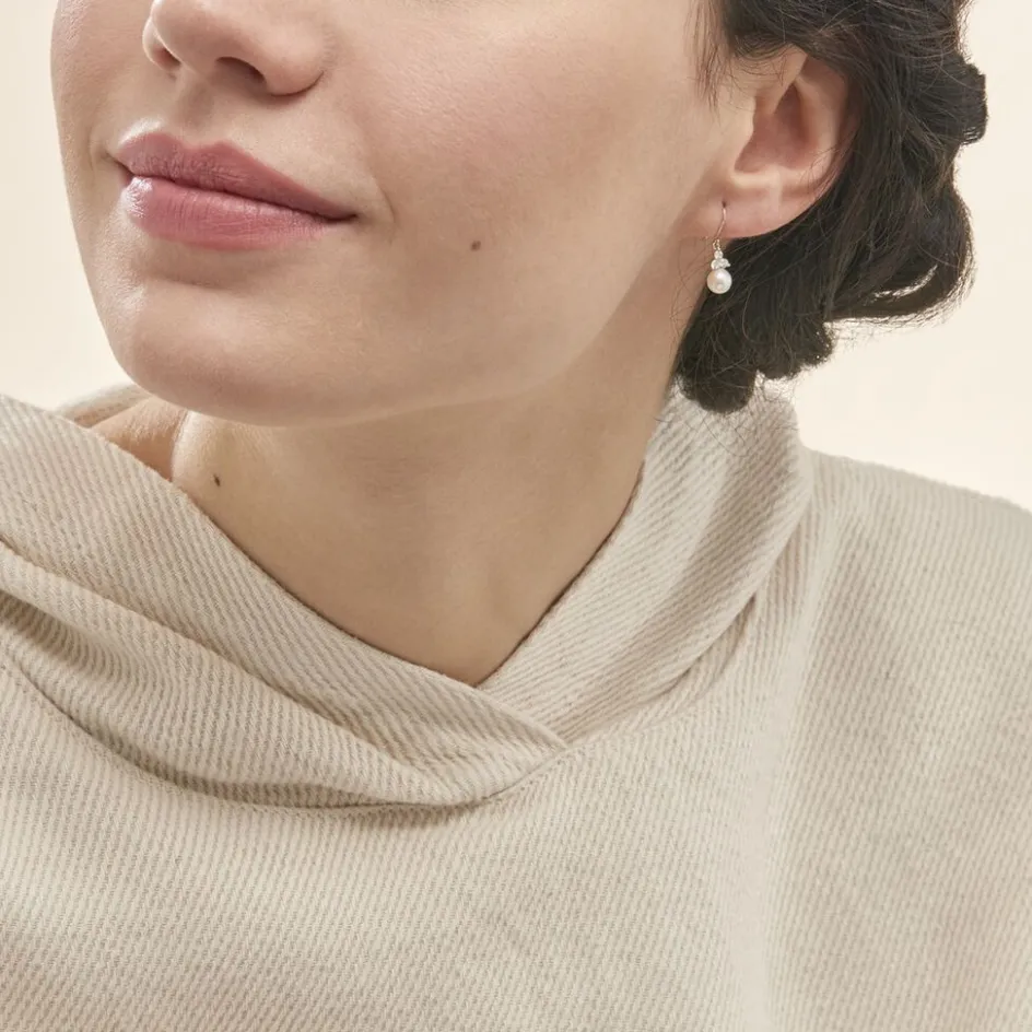 Histoire d'Or Boucles D'oreilles Pendantes Taissia Or Jaune Perle De Culture* Boucles D'Oreilles|Boucles D'Oreilles Pendantes