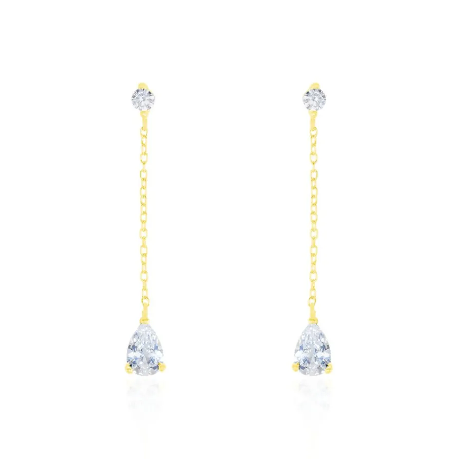 Histoire d'Or Boucles D'oreilles Pendantes Regane De Zirconium* Boucles D'Oreilles|Boucles D'Oreilles Pendantes