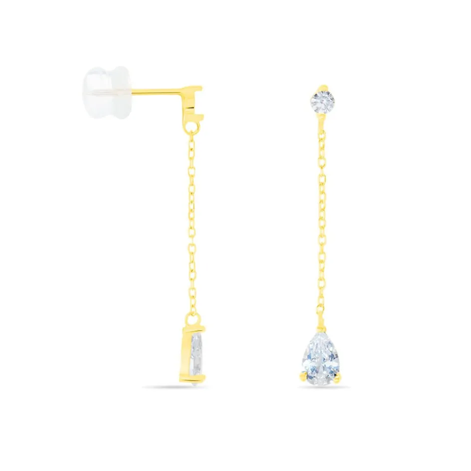 Histoire d'Or Boucles D'oreilles Pendantes Regane De Zirconium* Boucles D'Oreilles|Boucles D'Oreilles Pendantes