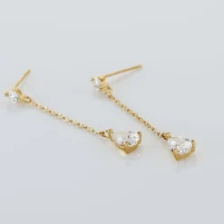 Histoire d'Or Boucles D'oreilles Pendantes Regane De Zirconium* Boucles D'Oreilles|Boucles D'Oreilles Pendantes