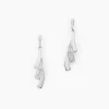 New Histoire d'Or Boucles D'oreilles Pendantes Ainhoa Or Blanc Diamant