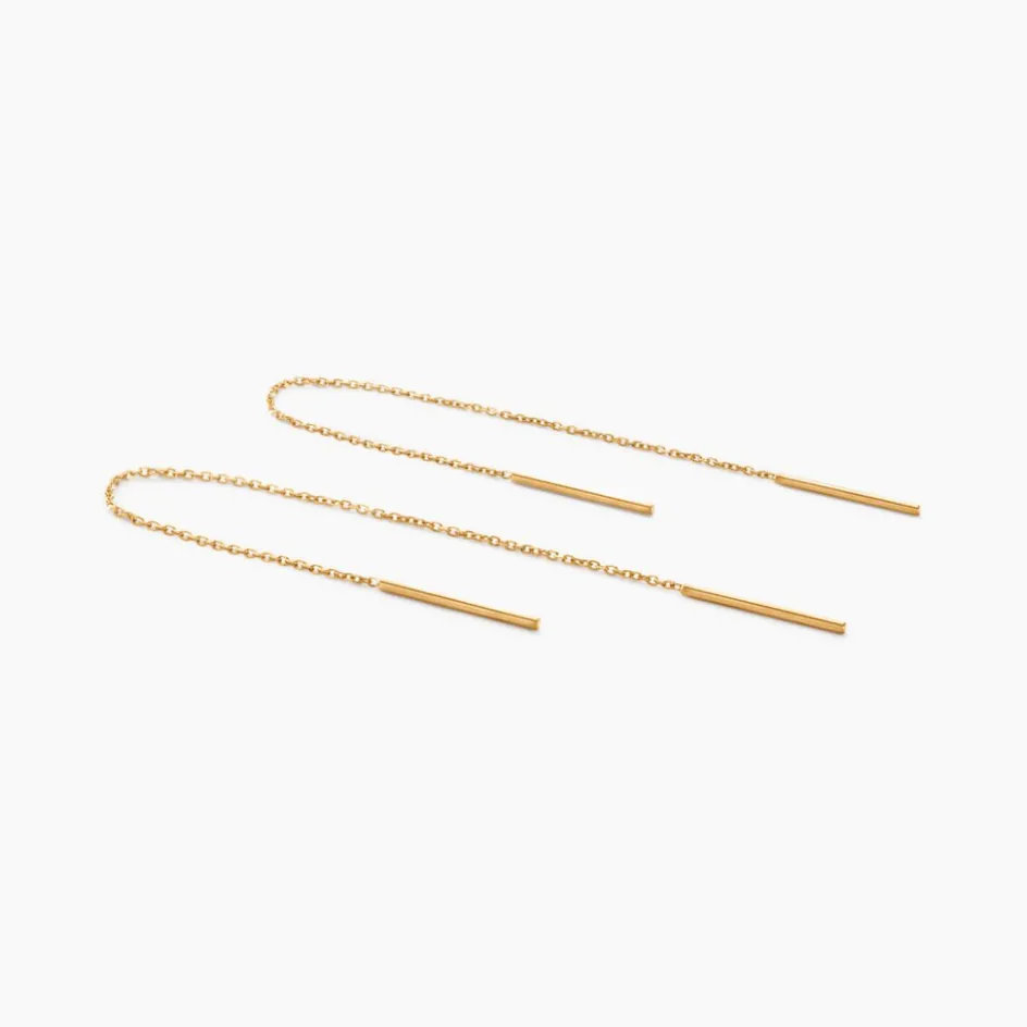 New Histoire d'Or Boucles D'oreilles Pendantes Chloee Or Jaune