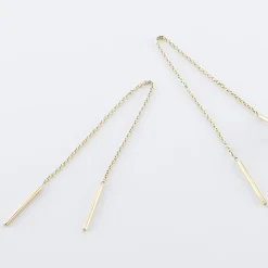 New Histoire d'Or Boucles D'oreilles Pendantes Chloee Or Jaune