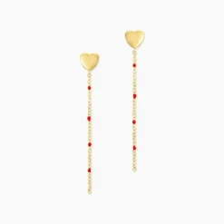 New Histoire d'Or Boucles D'Oreilles Pendantes Bubble Argent Jaune