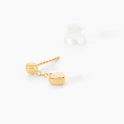 Outlet Histoire d'Or Boucles D'oreilles Pendantes Anne-maudae Pendantes Coeurs Or Jaune