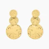 Sale Histoire d'Or Boucles D'oreilles Pendantes Josephine Acier Doré