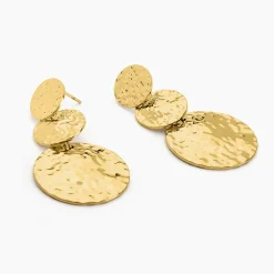 Sale Histoire d'Or Boucles D'oreilles Pendantes Josephine Acier Doré