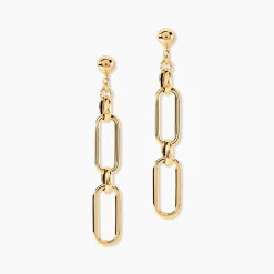 New Histoire d'Or Boucles D'oreilles Pendantes Escape Or Jaune