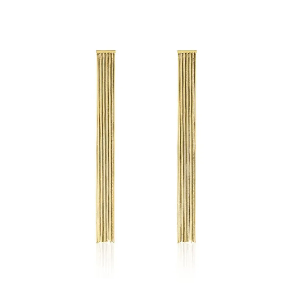 Sale Histoire d'Or Boucles D'oreilles Pendantes Josephine Acier Doré