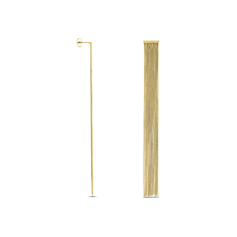 Sale Histoire d'Or Boucles D'oreilles Pendantes Josephine Acier Doré