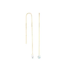 Best Histoire d'Or Boucles D'oreilles Pendantes Les Audacieuses Or Jaune Topaze or jaune topaze azur