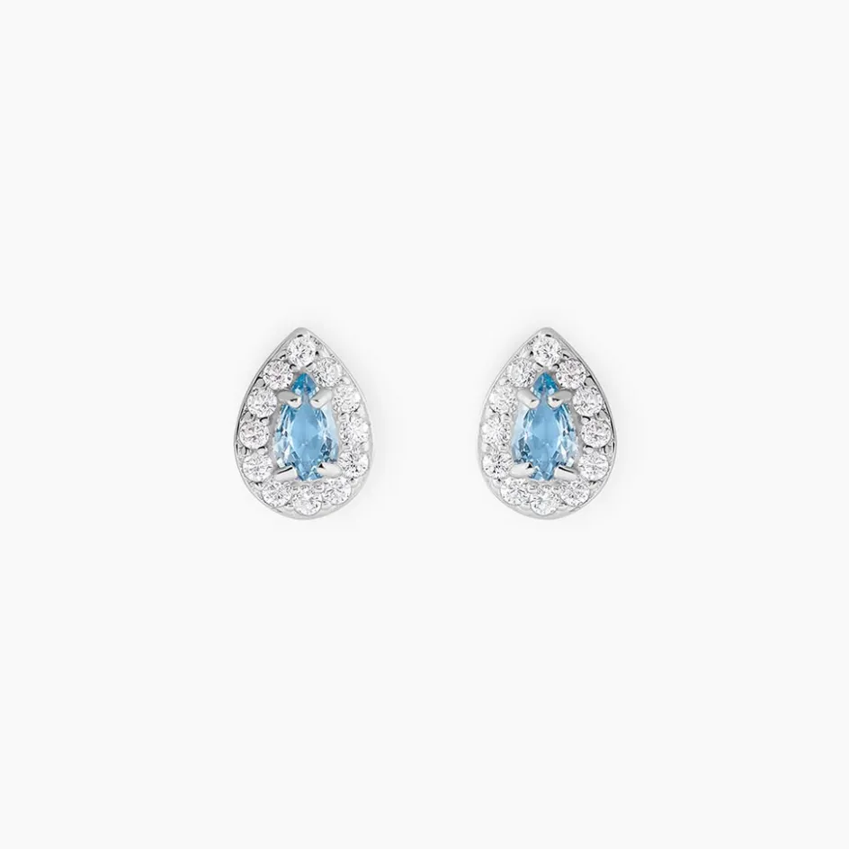 Histoire d'Or Boucles D'oreilles Puces Argent Blanc Tania Oxydes De Zirconium* Boucles D'Oreilles|Boucles D'Oreilles Fantaisie