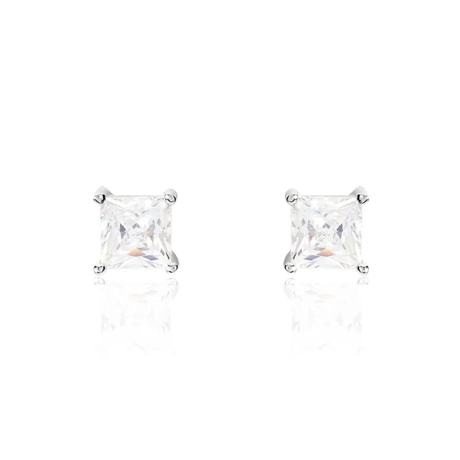 Sale Histoire d'Or Boucles D'oreilles Puces Argent Blanc Alys Oxyde De Zirconium