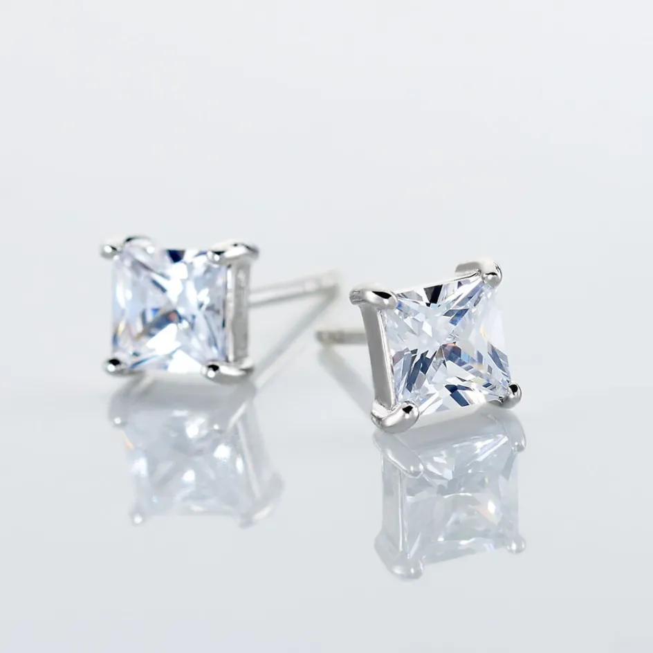 Sale Histoire d'Or Boucles D'oreilles Puces Argent Blanc Alys Oxyde De Zirconium