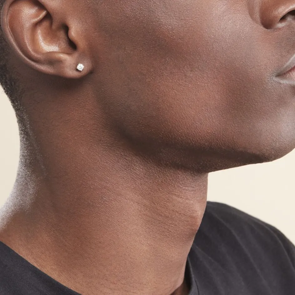 Outlet Histoire d'Or Boucles D'oreilles Puces Aphrodite or jaune diamant