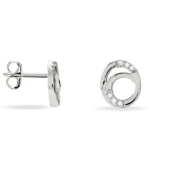 Online Histoire d'Or Boucles D'oreilles Puces Annea Argent Blanc Oxyde De Zirconium