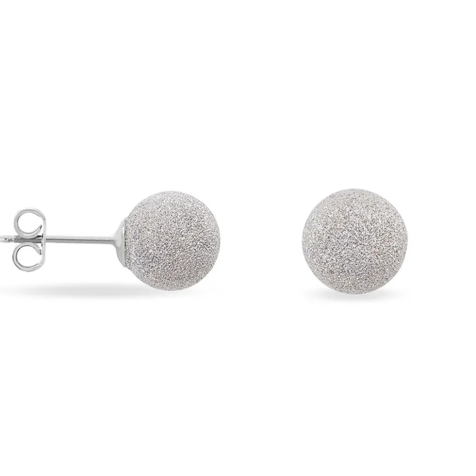 Hot Histoire d'Or Boucles D'oreilles Puces Ayana Argent Blanc