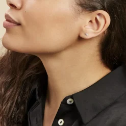 Best Histoire d'Or Boucles D'oreilles Puces Amani Argent Blanc Oxyde De Zirconium