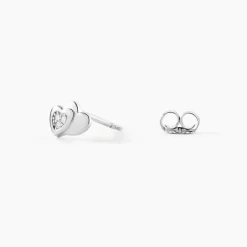 Online Histoire d'Or Boucles D'oreilles Puces Argent Blanc Dounyo Oxydes De Zirconium