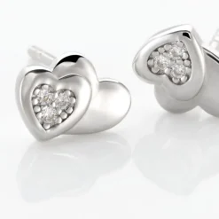 Online Histoire d'Or Boucles D'oreilles Puces Argent Blanc Dounyo Oxydes De Zirconium