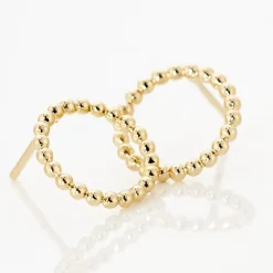 Sale Histoire d'Or Boucles D'oreilles Puces Abigael Plaqué Or Jaune