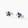 Hot Histoire d'Or Boucles D'oreilles Puces Angie Or Blanc Saphir Et Diamant