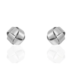 Online Histoire d'Or Boucles D'oreilles Puces Albanne Argent Blanc