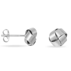 Online Histoire d'Or Boucles D'oreilles Puces Albanne Argent Blanc