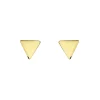 Online Histoire d'Or Boucles D'oreilles Puces Anne-berengere Triangle Or Jaune