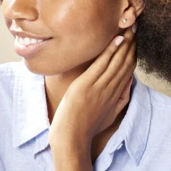 New Histoire d'Or Boucles D'oreilles Puces Almahae Tortue Or Jaune