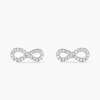 New Histoire d'Or Boucles D'oreilles Puces Clélia Argent Blanc Oxyde De Zirconium