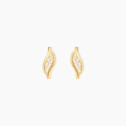 Sale Histoire d'Or Boucles D'oreilles Puces Caline Or Jaune Diamant