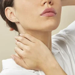 Sale Histoire d'Or Boucles D'oreilles Puces Caline Or Jaune Diamant