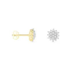 Sale Histoire d'Or Boucles D'oreilles Puces Caliopee Or Jaune Diamant
