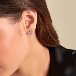 Sale Histoire d'Or Boucles D'oreilles Puces Cezar Or Jaune Diamant