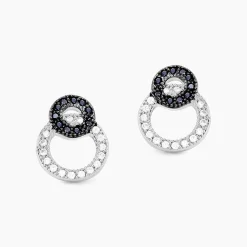 Hot Histoire d'Or Boucles D'oreilles Puces Diana Argent Blanc Oxyde De Zirconium