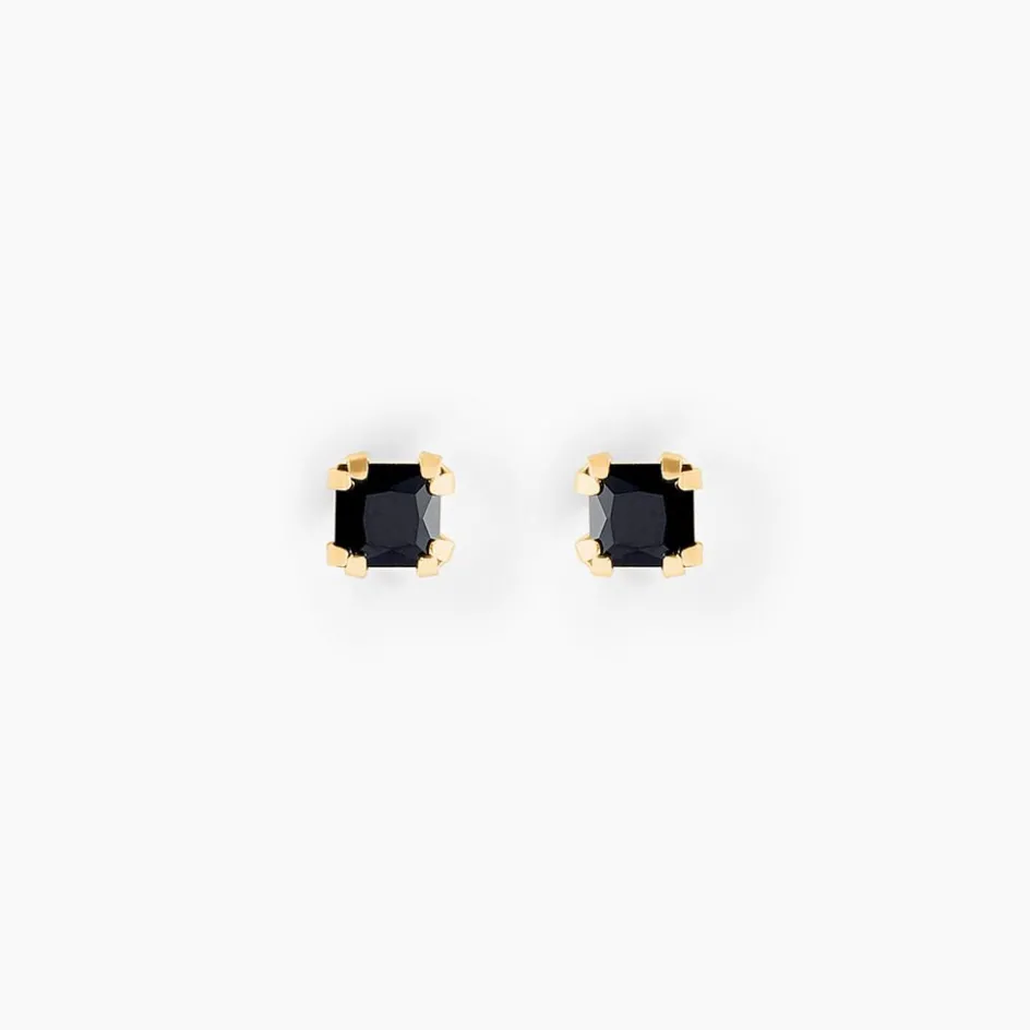 Histoire d'Or Boucles D'oreilles Puces Doreen Carre Or Jaune Oxyde De Zirconium* Boucles D'Oreilles|Clous D'Oreilles