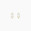 Clearance Histoire d'Or Boucles D'oreilles Puces Dudley Or Jaune Oxyde De Zirconium