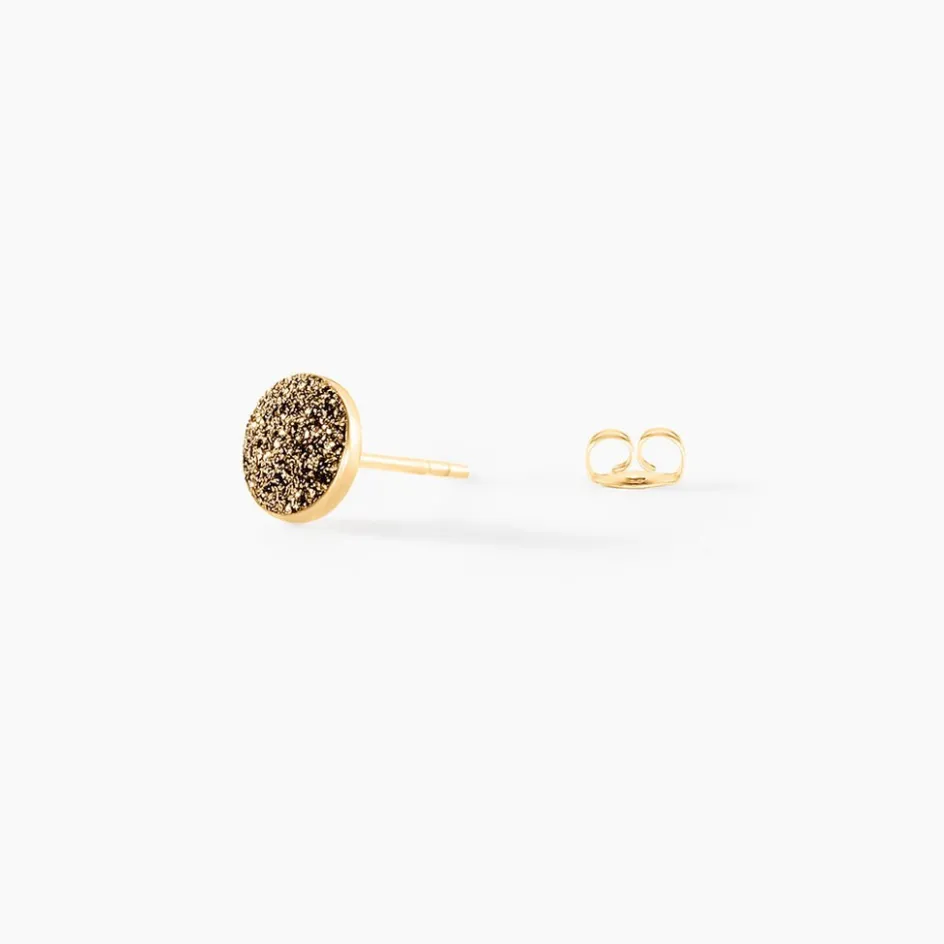 Best Histoire d'Or Boucles D'oreilles Puces Eryne Or Jaune