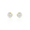 Hot Histoire d'Or Boucles D'oreilles Puces Eddie Or Jaune Oxyde De Zirconium