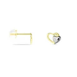 New Histoire d'Or Boucles D'oreilles Puces Frantsesa Or Jaune