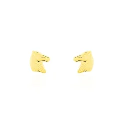 Clearance Histoire d'Or Boucles D'oreilles Puces Freyia Cheval Or Jaune