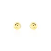 New Histoire d'Or Boucles D'oreilles Puces Fidelia Boule Or Jaune